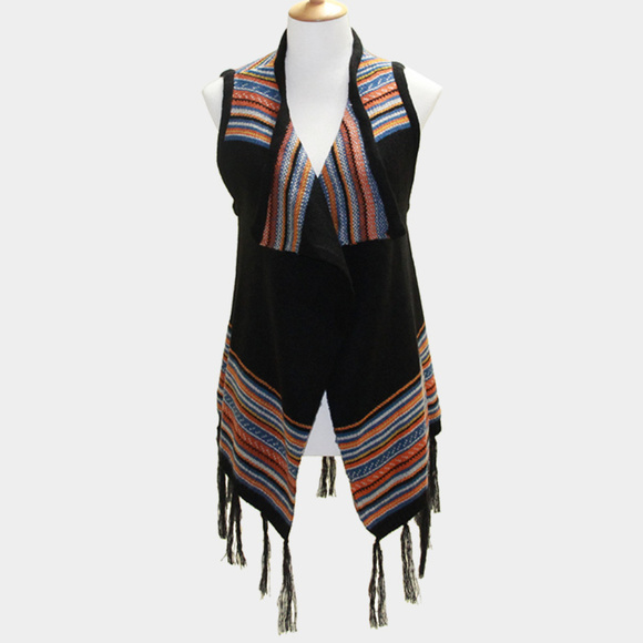 Other - Tribal Fringe Poncho Vest Other - Tribal Fringe Poncho Vest